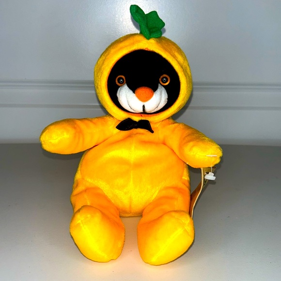 Fancy Zoo, Cat in Pumpkin Suit with Hood, Vintage 1998 - Picture 1 of 12